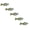 A-5Pcs, variant on 3.9 Inch Fishing Lures Multi Jointed Slow Sinking Swimbait, Lifelike Fish Fishing Kits for Freshwater Saltwater, Crankbaits for Bass Trout Crappie Walleye Pike Bluegill Salmon