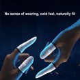thumbnail image 3 of Sidaley 4 Pairs Fingers Cover Resilience Phone Covers Fingertip Compact Glove Game Size Sleeve Equipment Sweat-Proof Accessories Thumbs Type3 NO3, 3 of 6