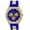 Gold/Blue, variant on 48mm Montres Carlo Men's Silicone Band Quartz Sports Stones Hip Hop Analog Watch (Silver/Black)