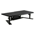 thumbnail image 1 of Allsop Metal Art ErgoTwin Adjustable Monitor Stand - Black, 1 of 8