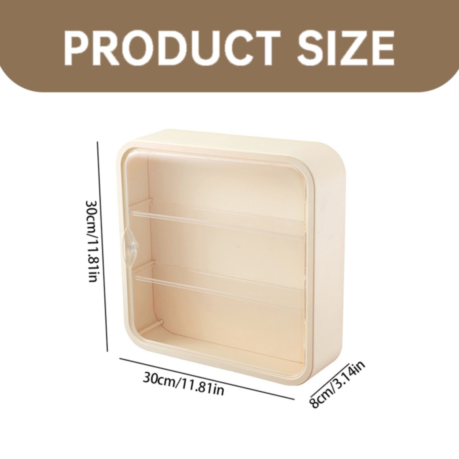(Clearance)pdqouc Storage for Closet Display Cabinet for Mini Figures Clear Stackable with Adjustable Shelves Wall Mounted Or Desktop Acrylic Case for Home Clinic Pantry Living Room Storage Cabinets