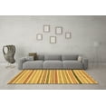 thumbnail image 3 of Ahgly Company Indoor Rectangle Abstract Brown Modern Area Rugs, 2' x 4', 3 of 4