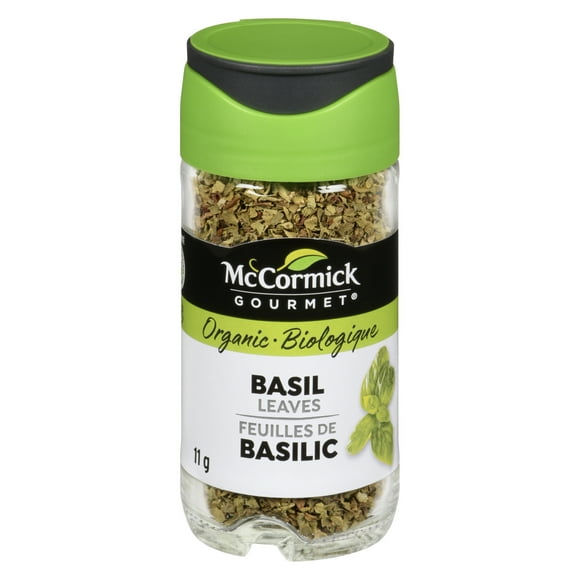 McCormick Gourmet, Premium Quality Natural Herbs & Spices, Organic Basil Leaves