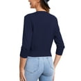 thumbnail image 3 of Traleubie Women's Sweaters Cardigan V Neck Button Down Open Front Shrug for Women s-2xl, 3 of 7