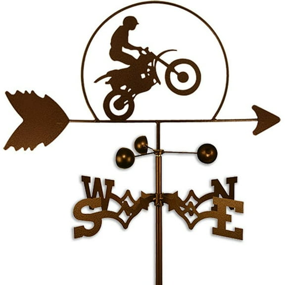 SWEN Products Inc Handmade Dirt Bike Motorcycle Weathervane