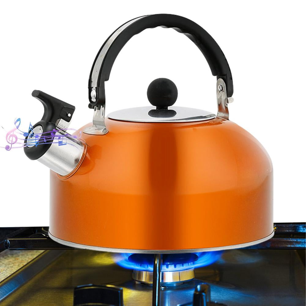 Tohuu Whistling Kettle Teapot Stovetop Water Kettle with Ergonomic