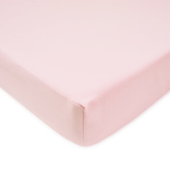 American Baby Co. Ultra Soft 100% Polyester Fitted Crib Sheet, Pink