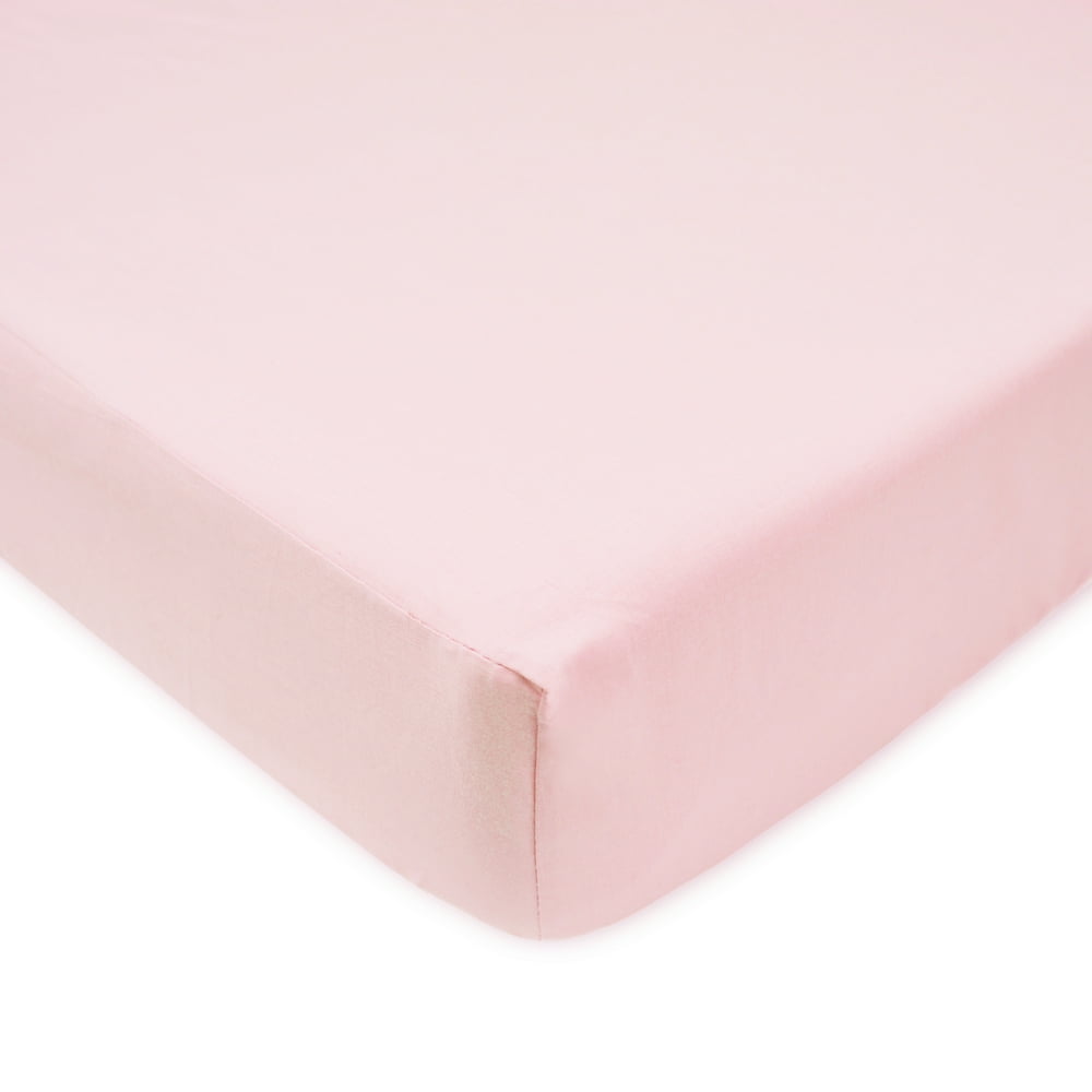 American Baby Co. Ultra Soft Microfiber Fitted Crib Sheet, Pink