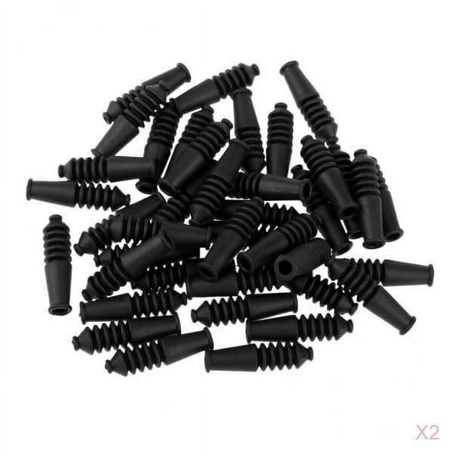 S SERENABLE 80 Pcs Embouts de Câble de Frein Intérieur en Caoutchouc pour Vélo