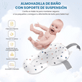 thumbnail image 5 of Bañera Bebés Plegable Tina De Baño Con Cojín  Gris, 5 of 5