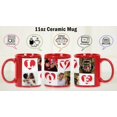 thumbnail image 3 of Printtoo PersonalizedPhotoCollage CoffeeMugLove Custom Picture Ceramic CupDishwasher & Microwave Safe- 11 Oz -Red, 3 of 6
