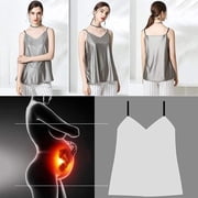 Maternity Protection Suit,Anti-Radiation Dresses 100% Silver Fiber Shield for Women Electromagnetic Radiation Protective Tanks Clothes