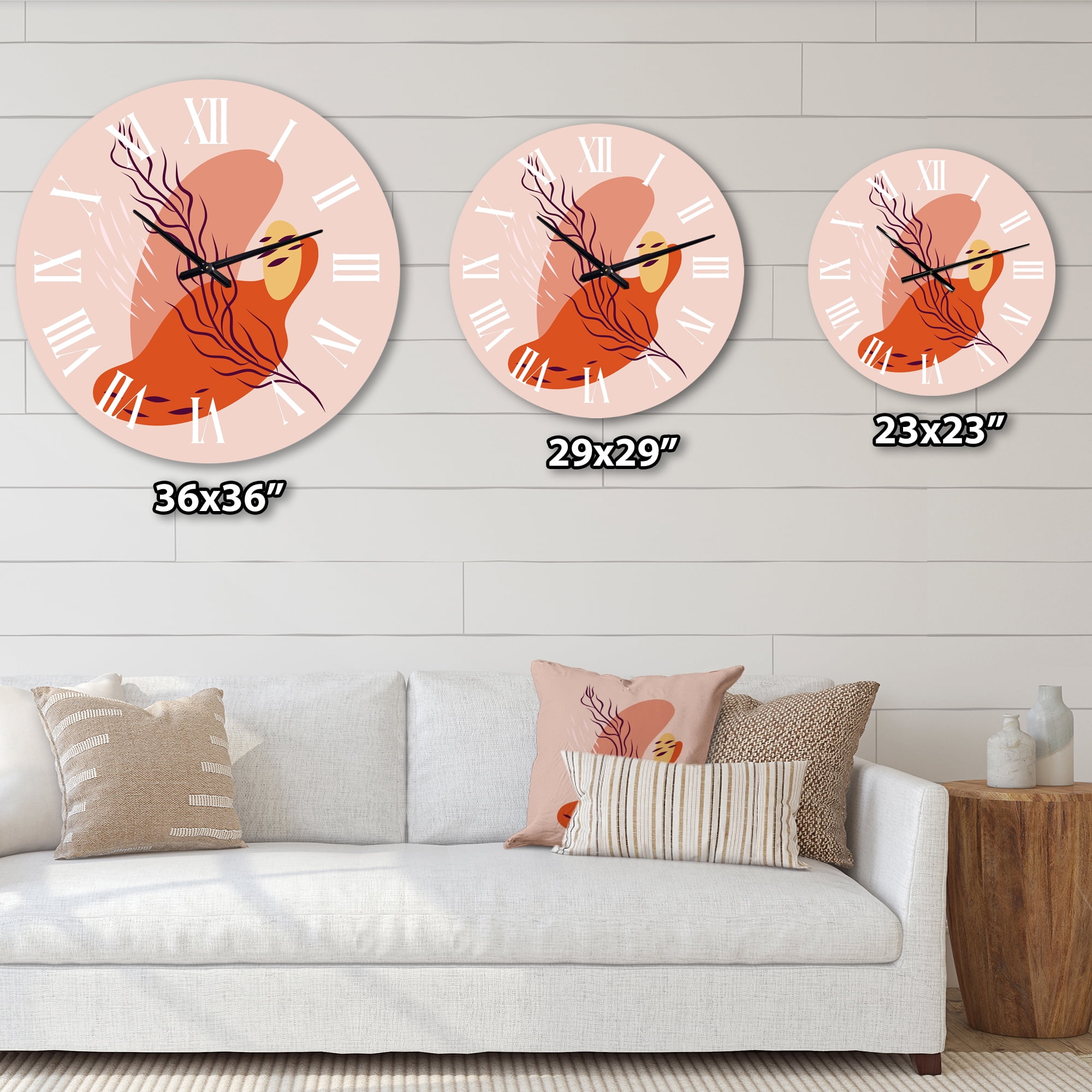 Designart 1 in Quartz Modern/Contemporary Wall Clock