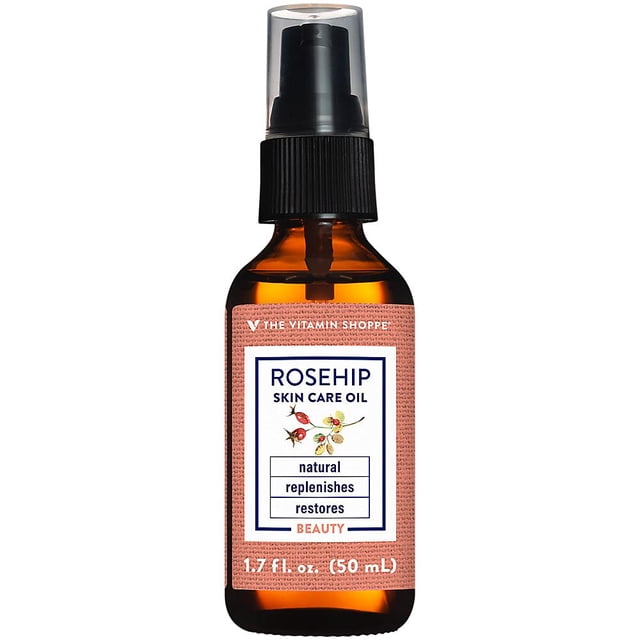Aceite para el cuidado de la piel The Vitamin Shoppe Rosehip Repone 50 ml