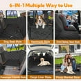 thumbnail image 4 of Kytely Funda de asiento de coche para perros mejorada, fundas de asiento para mascotas para asiento trasero, a prueba de arañazos y respaldo antideslizante y hamaca, funda de asiento para perro resist, 4 of 5