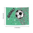 thumbnail image 6 of Kdxio BALL INSIDE THE NET GOAL Wall Hanging Tapestries Banner For Bedroom College Dorm Home Living Room Party Decor 29X37 In, 6 of 8