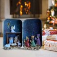 thumbnail image 4 of Teissuly Mini Christmas Nativity Set Christmas Was Born Desktop Decoration Religious Scene Bookshelf Style Crafts Home Garden Forest Study Decoration Creative Holy Family Decoration Teissuly WER202310060434, 4 of 7