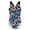 Leaves, variant on Aislor Kids Girls Cartoon Beach One-Piece Sleeveless Criss Cross Swimsuit Sport Athletic Bathing Suit Size 4-16 Flash Fish Scales Green 6