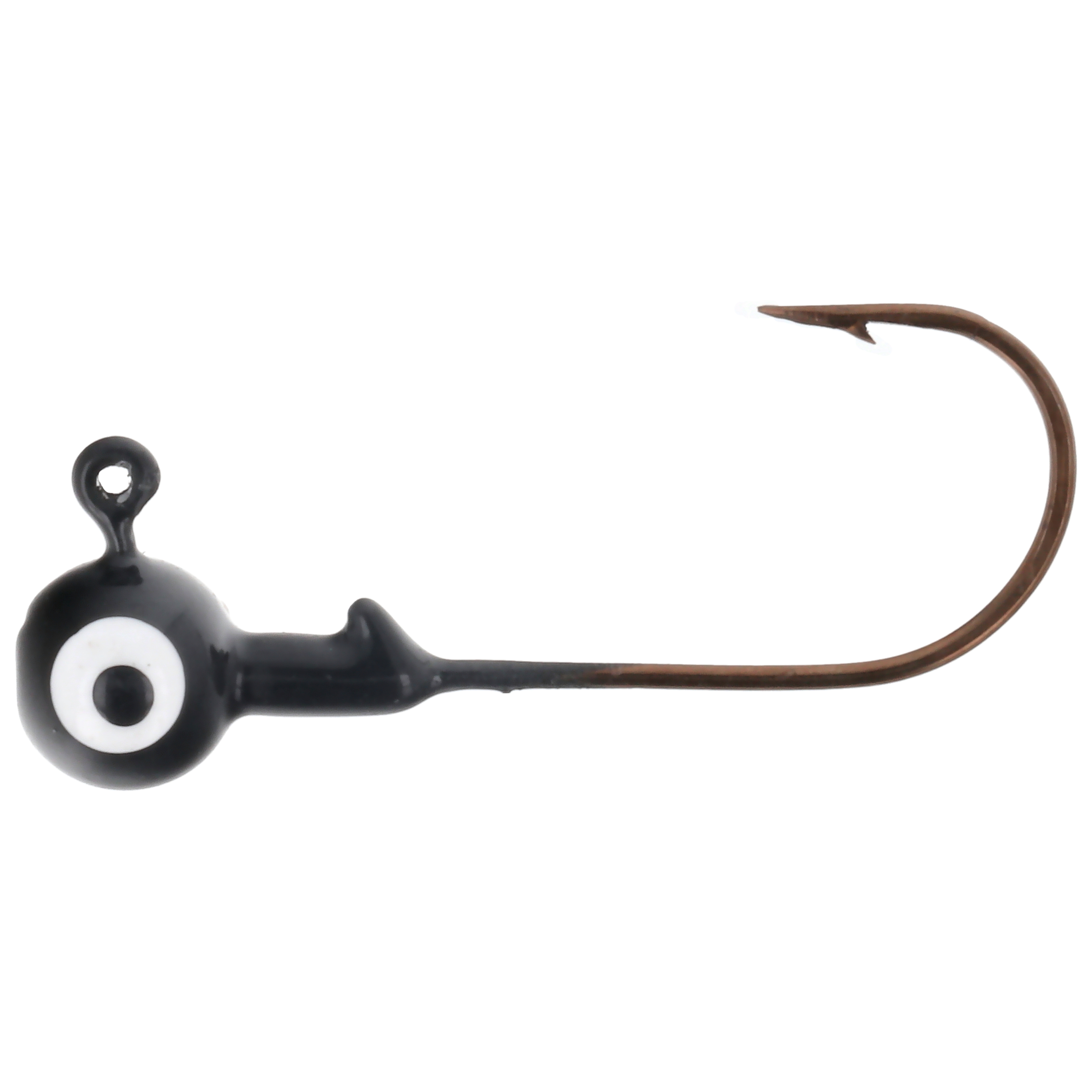 Eagle Claw Tin Ball Head Jig - Double eye - 5 pack - 1/16 oz - Black