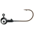 thumbnail image 3 of Eagle Claw Tin Ball Head Jig - Double eye - 5 pack - 1/16 oz - Black, 3 of 7