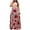 Pink, variant on ibuvkizy Women Casual Dress Summer Fashion Maxi Dress Round Neck Floral Boho Printing Short Sleeve Comfortable Loose Long Dress Beach Sundresses