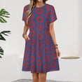 thumbnail image 2 of Phish Donut Sundress Short Sleeve Dress Summer Women Clothes Dress for Women Dresses, 2 of 7