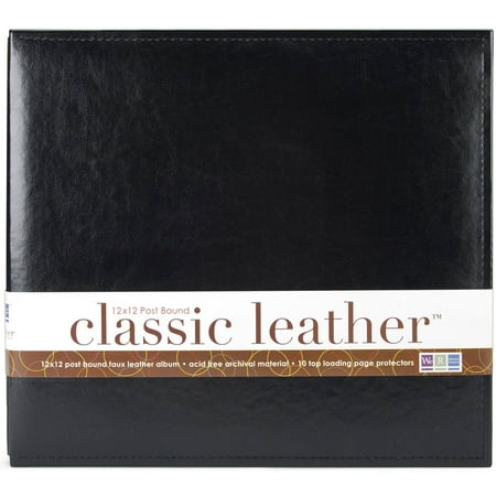 We R Classic Leather Postbound Album, 12