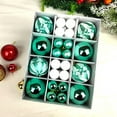 thumbnail image 4 of 40Pcs 3/6cm Christmas Tree Color Ball Shatterproof Drawing Paper Box High Gloss Plastic Xmas Party Decor Hanging Ball Pendant for Festival, 4 of 8