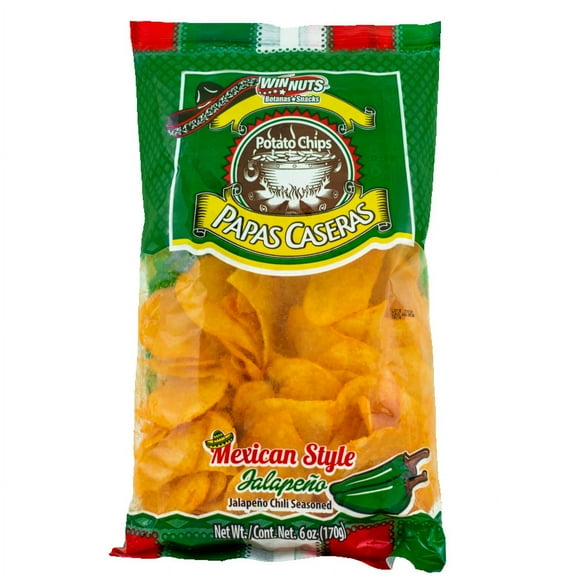 Winnuts Jalapeno Kettle Cooked Potato Chips 5.625 oz.