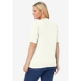 thumbnail image 2 of Woman Within Plus Size Perfect Elbow-Length Sleeve Cardigan Sweater, 2 of 6