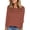 Z-Caramel, variant on UVN Blouses for Women Fall Long Sleeve Crewneck Dressy Shirts Casual Waffle Knit Hollow Out Tunic Tops