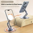thumbnail image 4 of 360 Rotating Magnetic Phone Holder Stand Vacuum Magnetic Stand Strong Magnet for Phones and Tablets Portable & Adjustable Viewing Angles for Hands-Free Use, 4 of 9