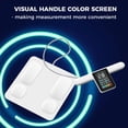 thumbnail image 5 of Báscula Lepulse para peso corporal y porcentaje de grasa, báscula inteligente con pantalla grande de 8 electrodos, monitor de composición corporal, báscula digital de baño, báscula con índice de masa, 5 of 5