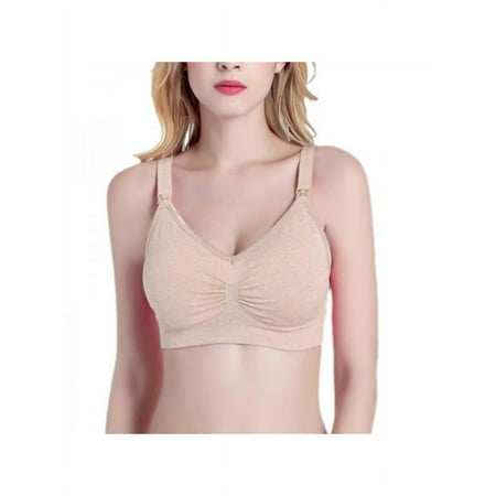 Women Mommy Nursing Bra Pregnant Maternity Breastfeeding Bras Underwear Soft Cotton Feeding Bra