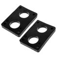 thumbnail image 1 of LIFKOME 2Pcs Skateboard Damping Mat PU Material Black for Shock Absorption with Vibration Reduction, 1 of 8