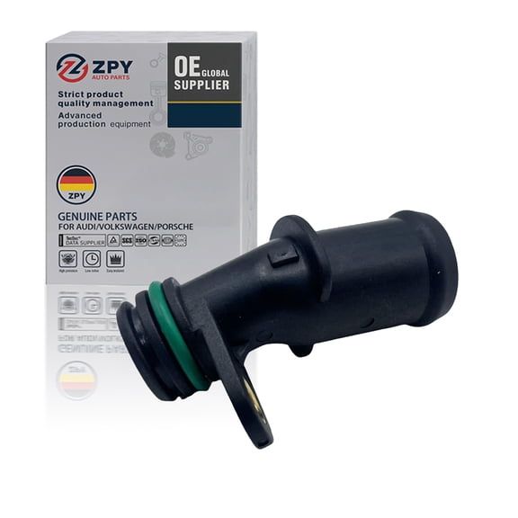 03H 121 118 03H121118 Compatible For Audi A6 Q6. Heating Water Pipe Cooling Water Valve Connector Black. Auto Part