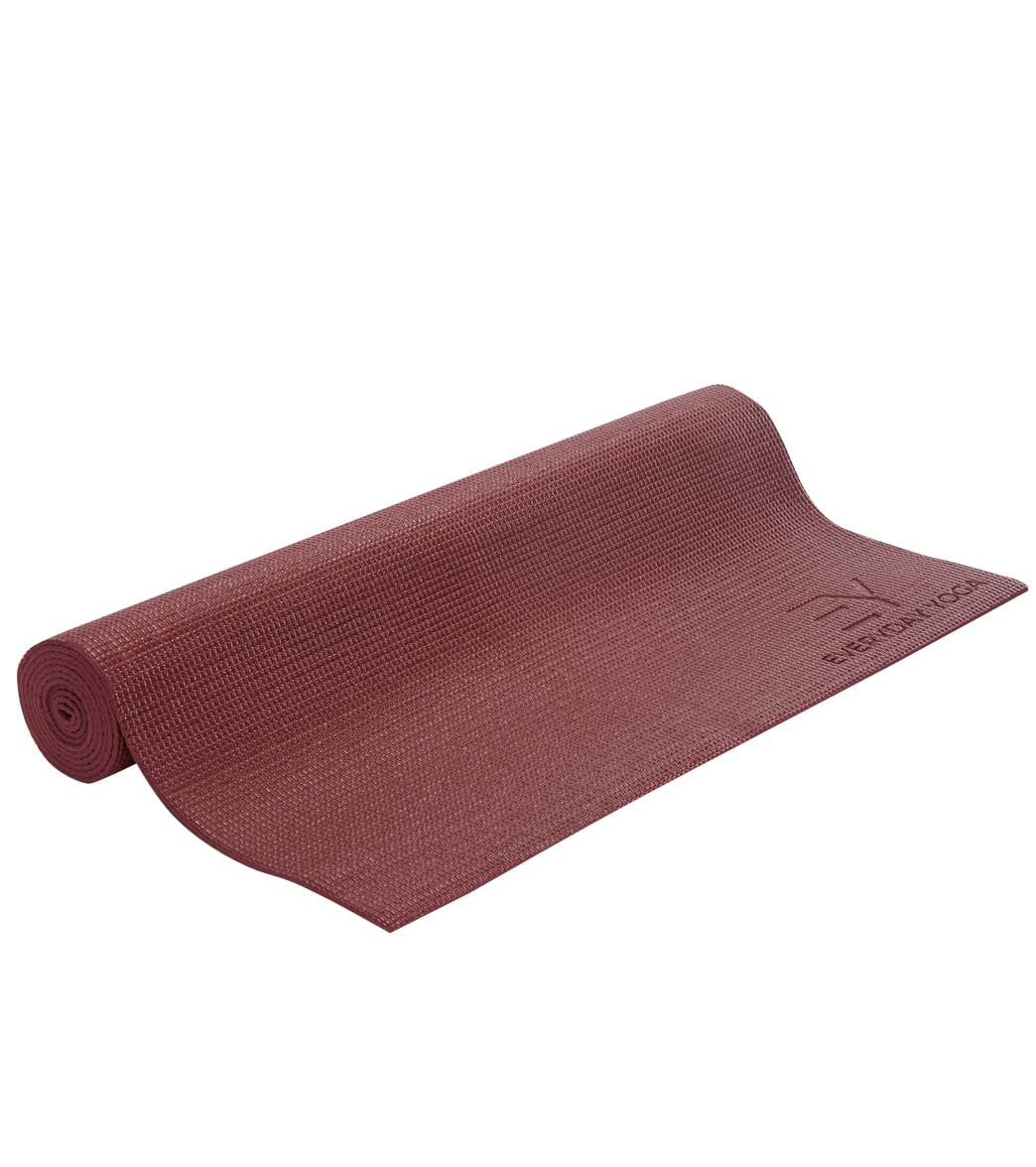 Everyday Yoga Lightweight 72-Inch Anti-Microbial Yoga Mat with Sticky Grip, Premium Materials