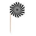 thumbnail image 1 of Illusion Lines Cyclically Repeating Waves Toothpick Flags Cupcake Picks Party Celebration, 1 of 3