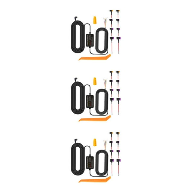 ZheElen Type-C Hardwire Kit For DashCam - Durable And Convenient Fast Charging Universal Compatibility MINI head 3Set