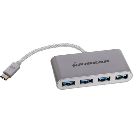 UPC: 0881317513748 | IOGEAR HUB-C – USB-C to 4-port USB-A Hub  Gray