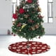 thumbnail image 3 of Falda Del Árbol de Navidad Falda Del Árbol de Navidad Escena de Fiesta Decoración Del Árbol Paño Del Delantal de la Parte Inferior Falda Del Árbol Decoraciones Del Árbol de Navidad, 3 of 6