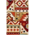 thumbnail image 2 of SAFAVIEH Chelsea Rylie Southwestern Wool Area Rug, Ivory/Multi, 5'3" x 8'3", 2 of 7