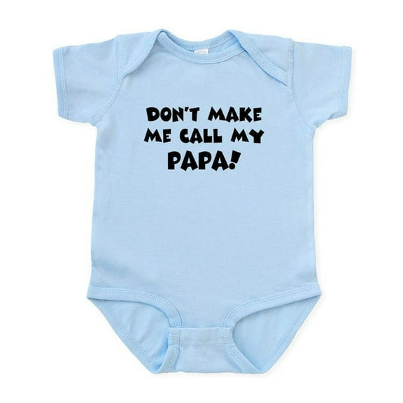 CafePress - Call Papa Infant Bodysuit - Baby Light Bodysuit, Size Newborn - 24 Months