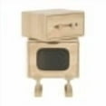 thumbnail image 7 of MDF CREATIVE ROTATABLE ROBOT STORAGE SIDE TABLE, NATURAL COLOR, 7 of 7