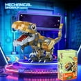 thumbnail image 5 of RUIG Micro Building Blocks Dinosaur Set, 348pcs Dinosaur DIY Mini Diamond Blocks Bricks for Adults, 6+ Teens (Fluorescent Material Shell, can Glow in The Dark), 5 of 6