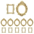thumbnail image 1 of 12pcs Vintage Resin Picture Frame Antique Photo Oval And Rectangle Frame Jewelry Display Frame Photo Frame For Diy Art Projects And Home Decor, 1 of 7