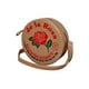 thumbnail image 4 of Bolsa en forma de MAZAPAN, Diseño de Dulce Tipico Mexicano, Forma Redonda, Moda Kawaii, Bandolera para Mujer, Cross Body, Correa Ajustable, Color Café, Novedoso y Encantador (Bolsa para Mujer)., 4 of 5