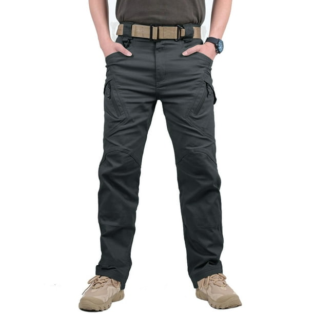 OmicGot Men's Work Pant Cargo Pants Military Tactical Trail Ripstop Combat  Work Trousers 