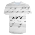 thumbnail image 1 of Nota musical, nuevas camisetas, ropa de verano con estampado para niños y niñas, camisetas, ropa, camisetas casuales de dibujos animados para niños, Tops, disfraces 5T Gao Jinjia LED, 1 of 2