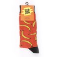 thumbnail image 3 of Oooh Yeah Men's Funny Crew Socks, Novelty Fruit Dress Cotton Socks, Going Bananas, One Size, 3 of 4